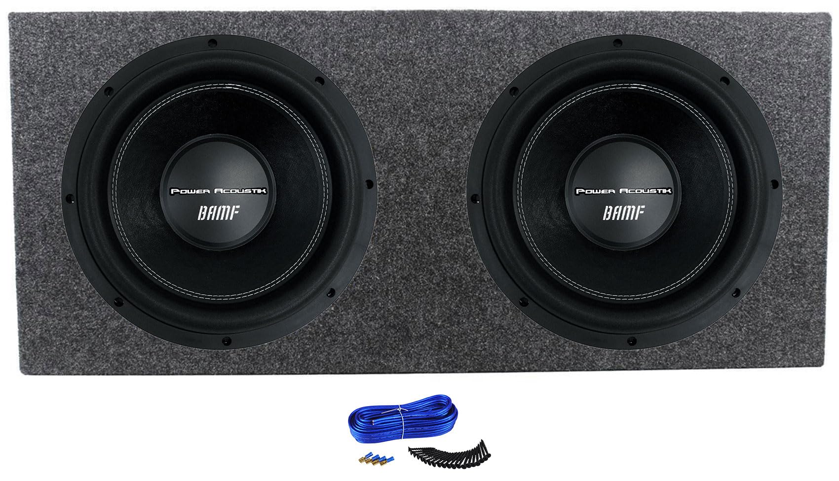 Power Acoustik 12インチ ウーファー 2個セット Amazon.com: Audiosavings Bundle: (2) Power Acoustik BAMF-124 12